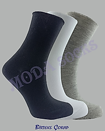 Lastiksiz 3 Çift Çorap