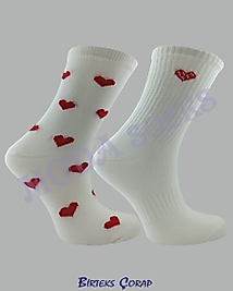 2 Çift Desenli Kadın Soket Çorap