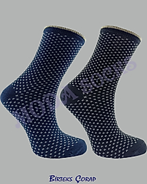 2 Çift Desenli Kadın Soket Çorap