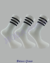 3'lü Spor Antrenman Tenis Çorap