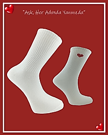 Sevgililer Gününe Özel 2 Çift Çorap