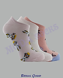 Sneakers 3 çift pamuklu çorap