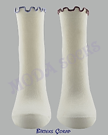 2 Çift Desenli Kadın Soket Çorap