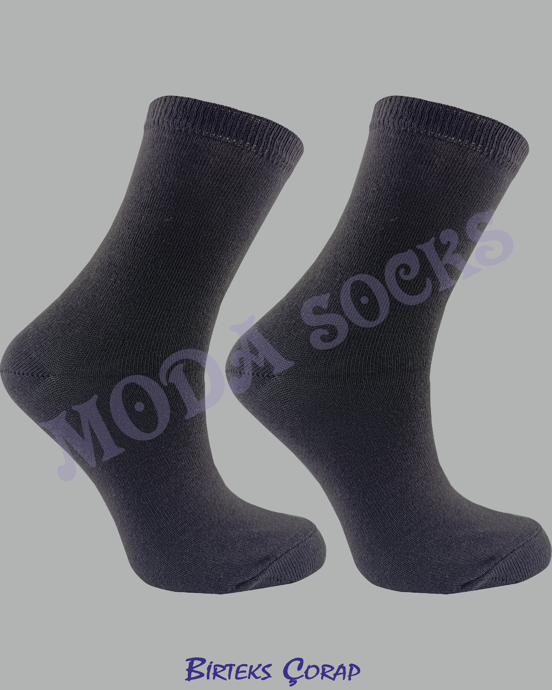 2 Çift Desenli Kadın Soket Çorap