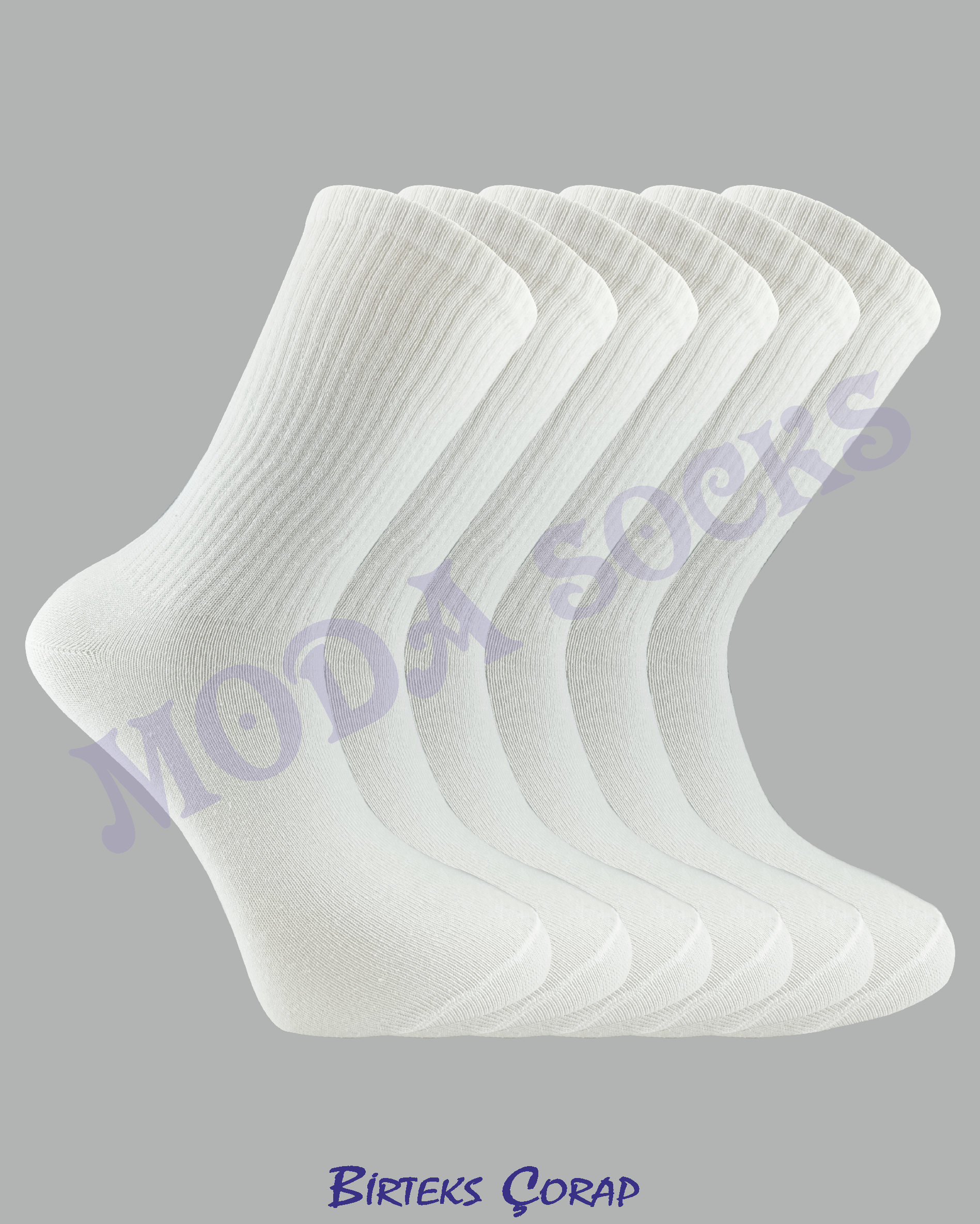 6'lı Spor Antrenman Tenis Çorap