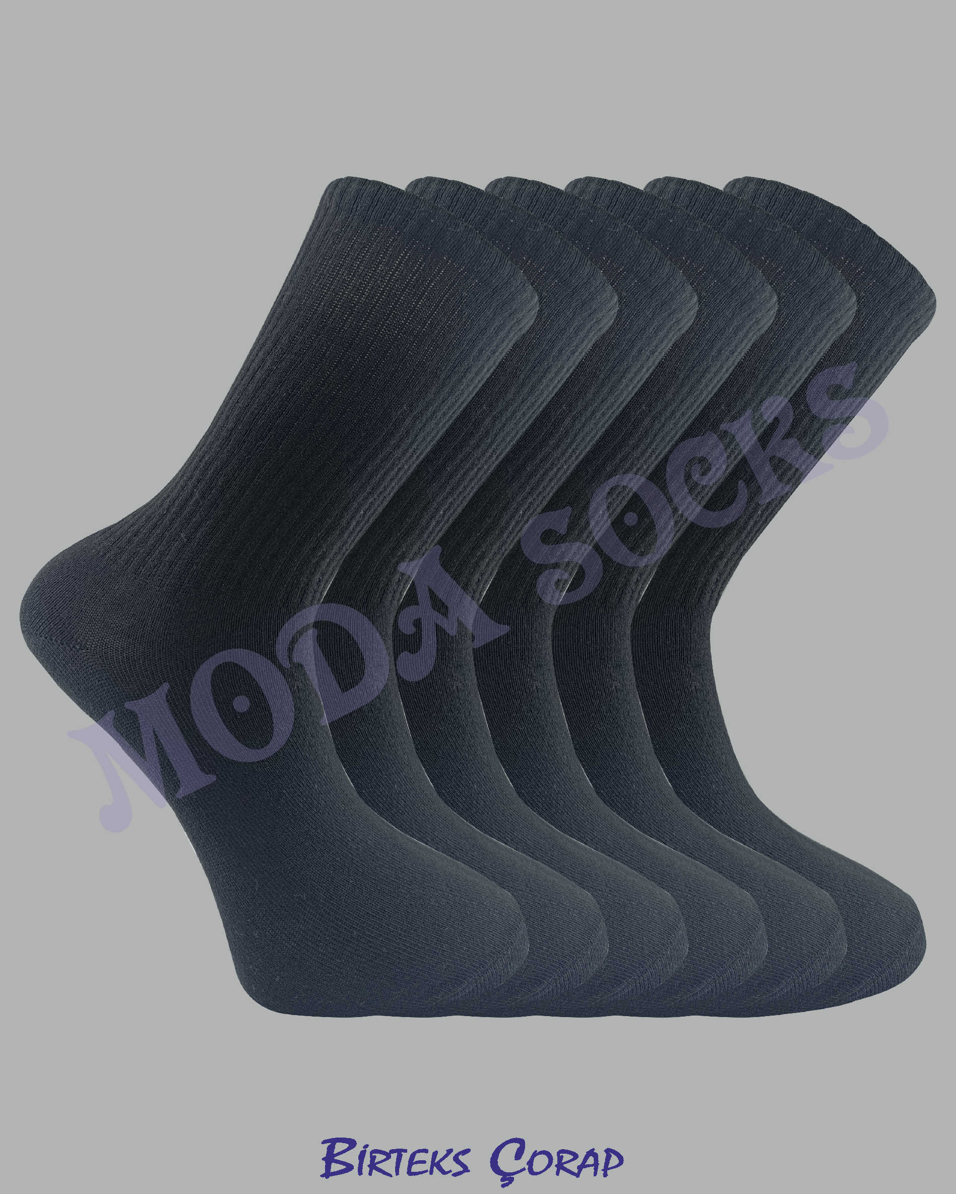 6'lı Spor Antrenman Tenis Çorap