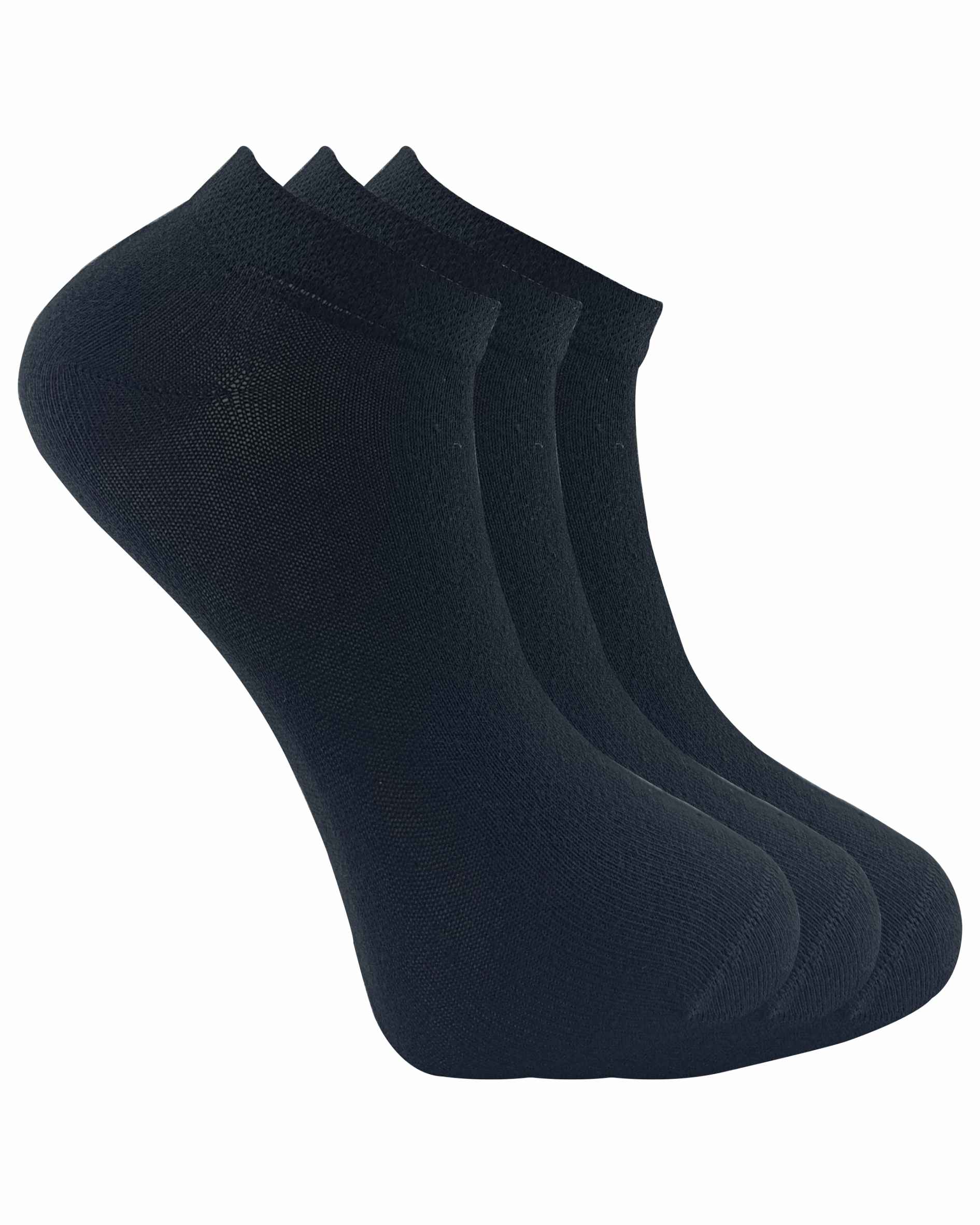 3 çift  siyah erkek patik çorap